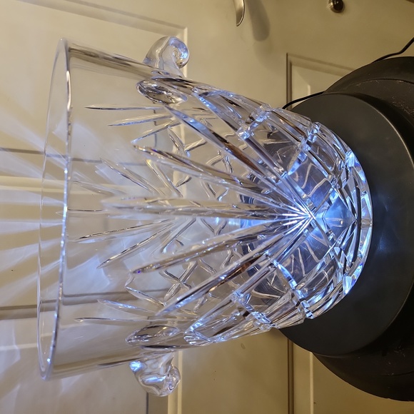 Antique French Cut Crystal Glass Magnum Ice Bucket 9 1/4" - Picture 3 of 9